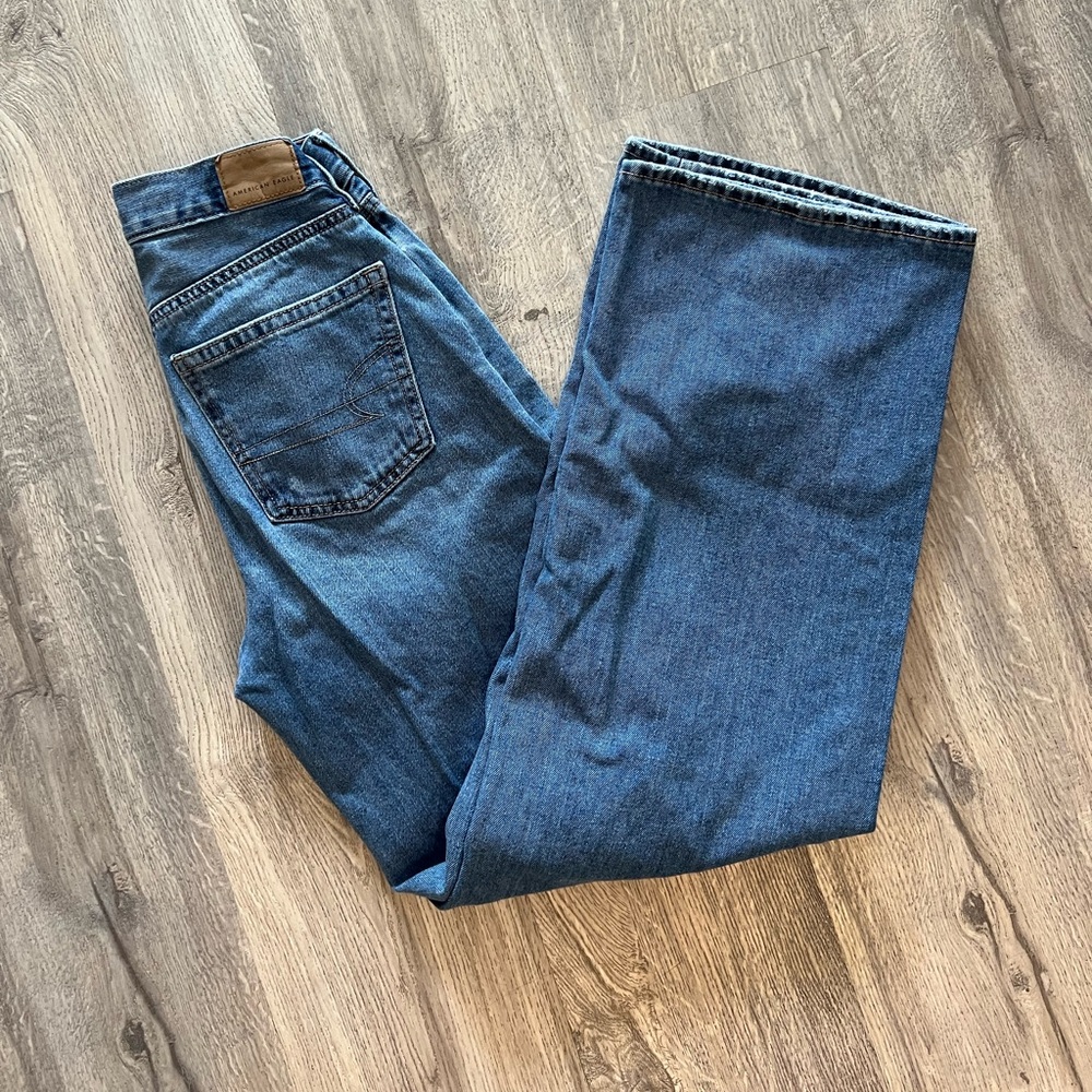 America eagle wide leg denim